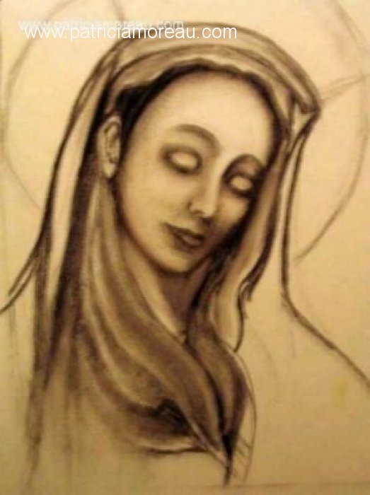 patricia moreau portrait virgin marie