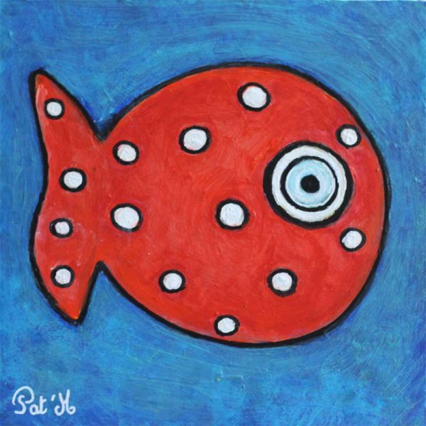 Red fish with Big eyes